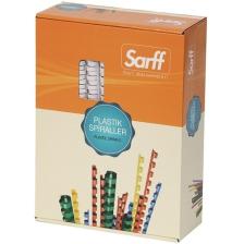 Sarff Bind Plastik Spiral 6mm Mavi
