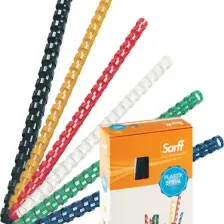 Sarff Bind Plastik Spiral 8mm Beyaz