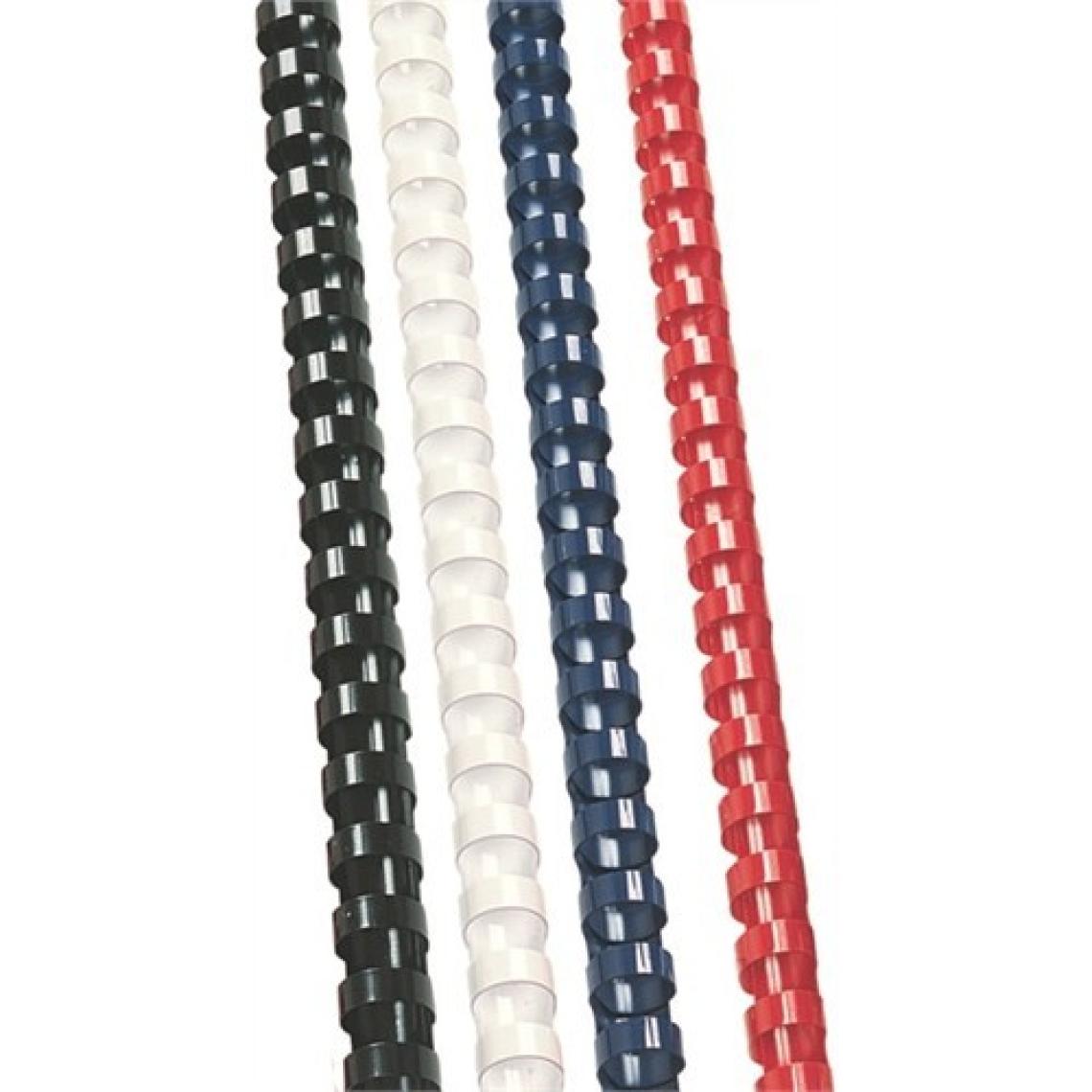 Sarff Bind Plastik Spiral 6mm Siyah