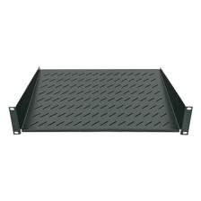 Canovate 19'' Kabinet Rafı Önden Bağlamalı 2u D=400MM Siyah Çelik Kabin Rafı RAL9005