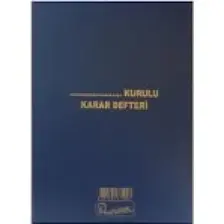 Kocaoluk Karar Defteri Cilt Kapak