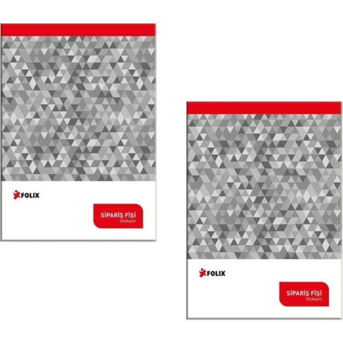 Folix Sipariş Fişi 14 x 20 cm 2-50 2 Nüsha Otokopili 50 Yaprak 2'li