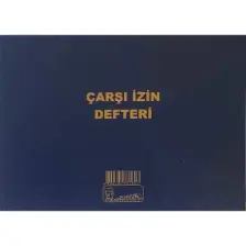 Kocaoluk Çarşı İzin Defteri Cilt Kapak
