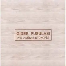 Özkan Gider Pusulası Otokopili 2 Nüsha