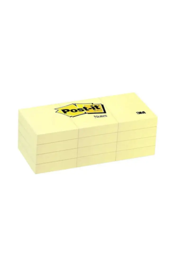 Post-İt Basic Not Sarı 12 X 100 Yaprak 35X48Mm