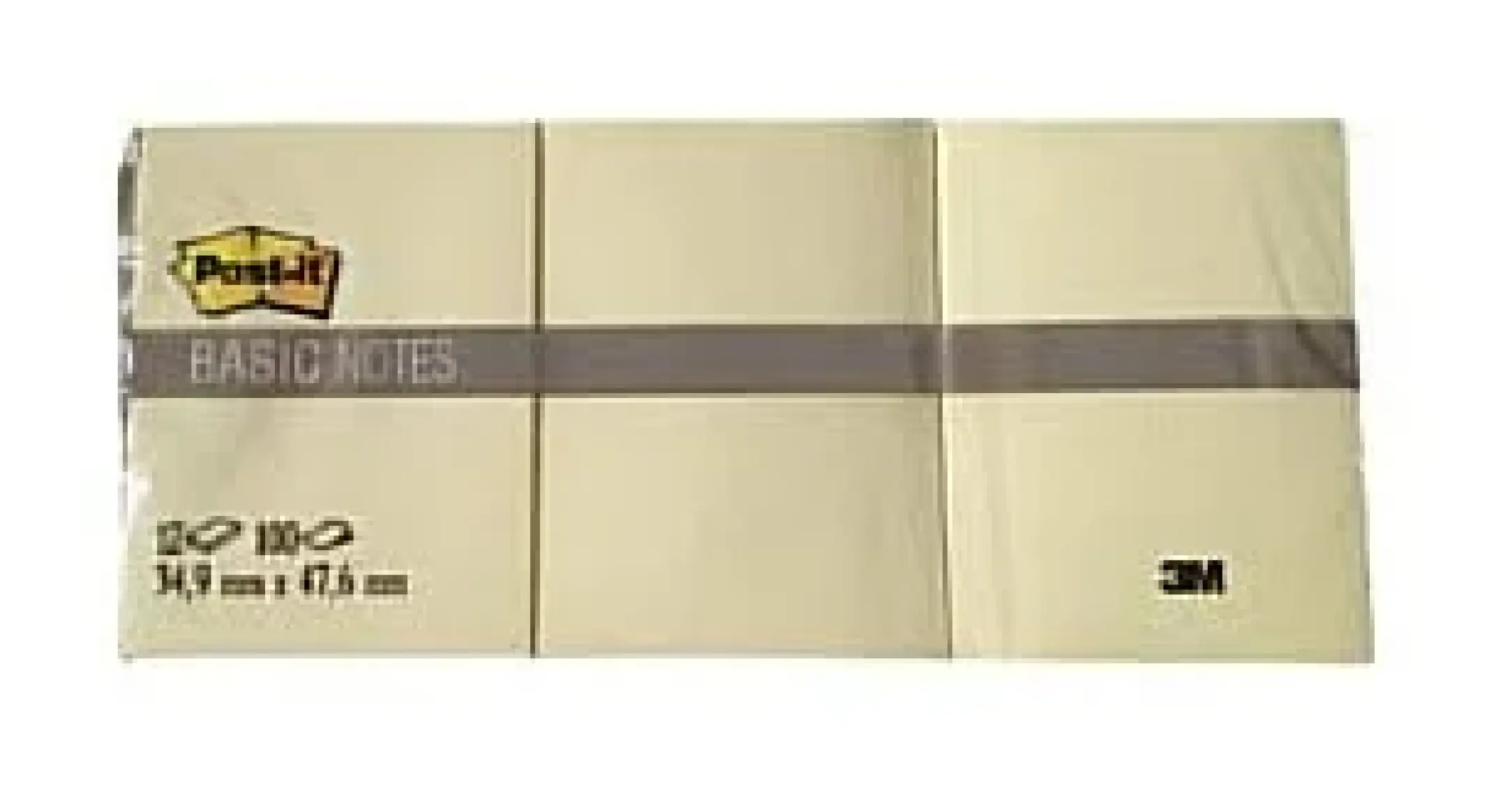 Post-İt Basic Not Sarı 12 X 100 Yaprak 35X48Mm