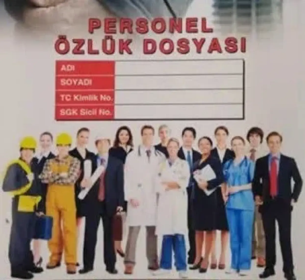 Gürpaş Personel Özlük Dosyası A4 Tekli Kapsüllü