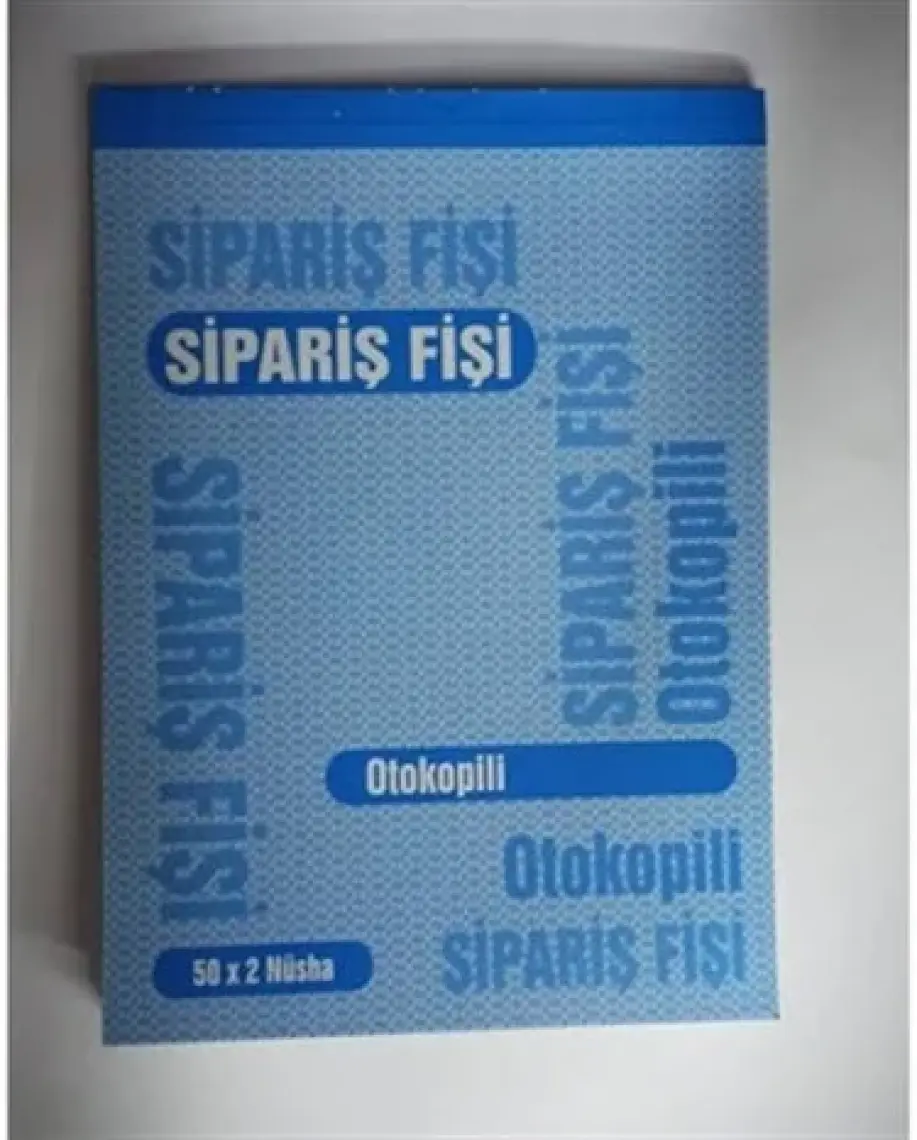 Gürmat Sipariş Fişi Defteri Otokopili 2 Nüsha