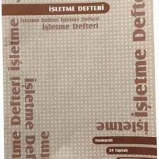 Özkan Işletme Defteri Numaralı 24 Yaprak