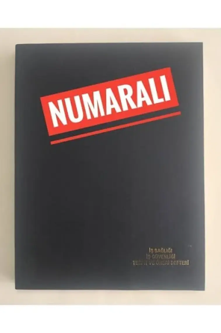 Iş Güvenlik Iş Sağlığı Tespit ve Öneri Defteri Numaralı