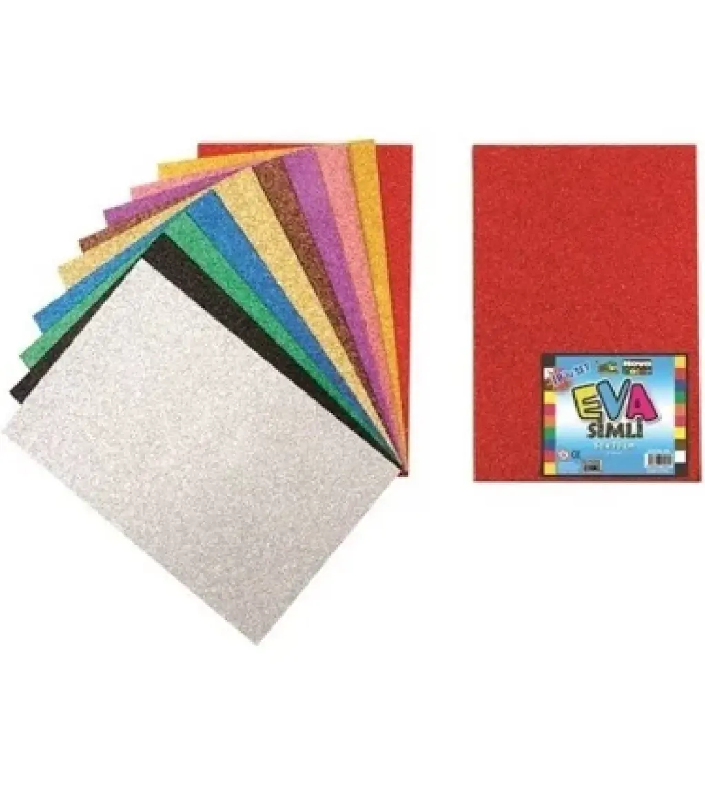 Nc-364 Eva Simli 50X70 Cm 10 Renk Karişik (10 Lu Paket)