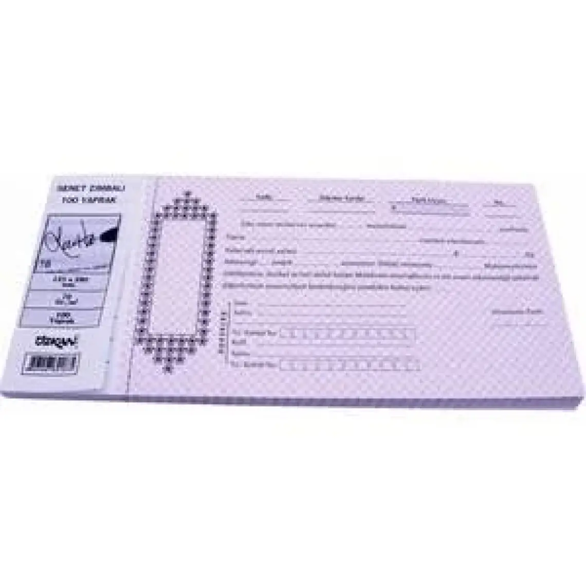 Özkan Senet Zımbalı 100 Yaprak