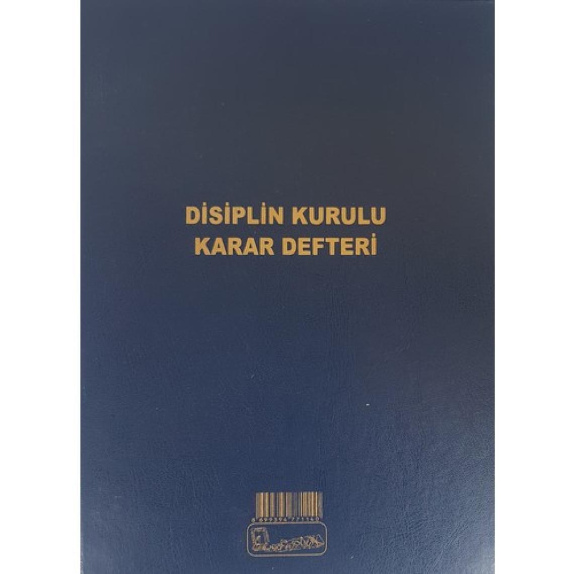 Kocaoluk Disiplin Kurulu Karar Defteri Cilt Kapak