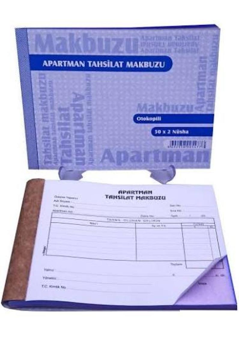 Özkan M0659 Apartman Tahsilat Makbuzu Otokopili No:3 50 x 2 Nüsha