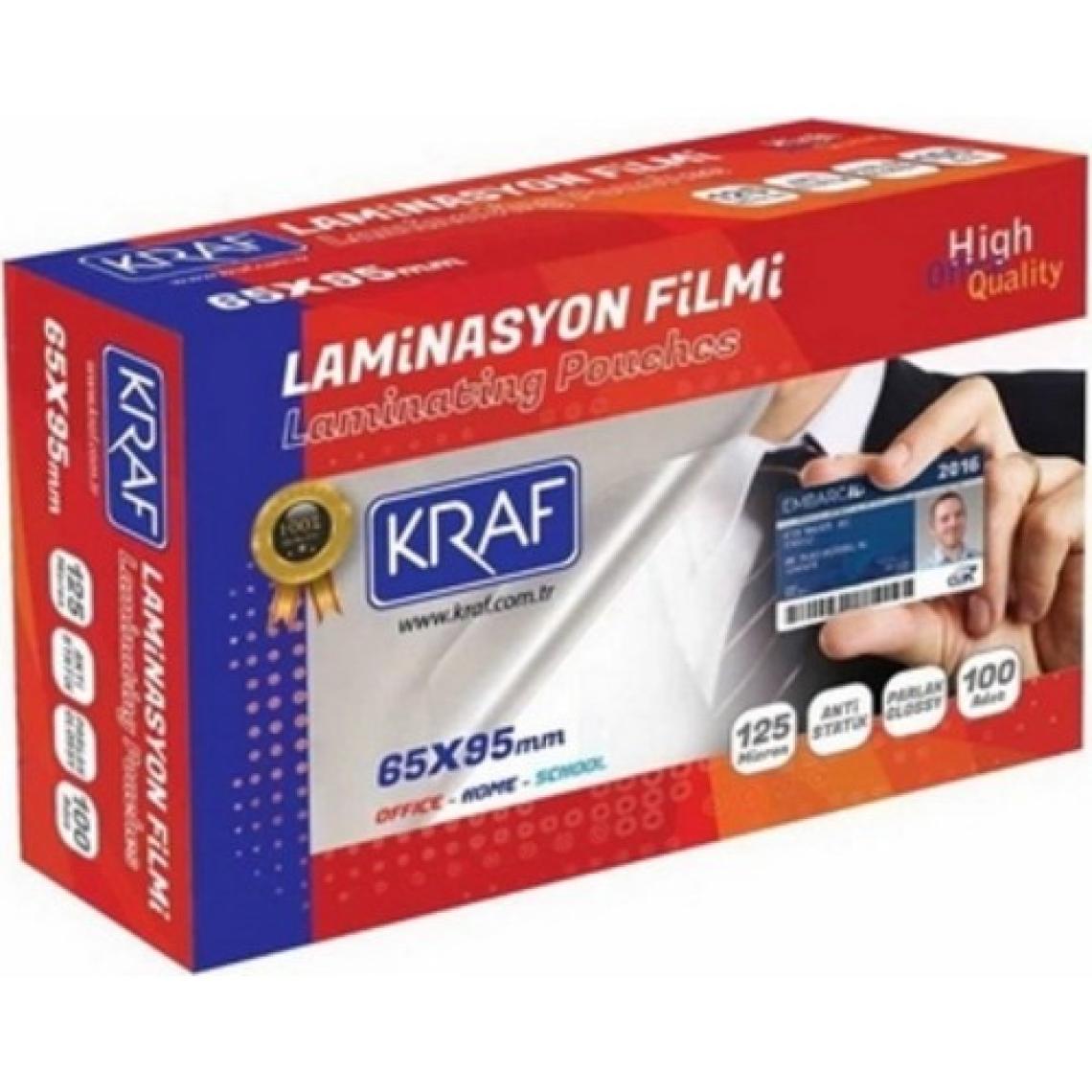 Kraf Laminasyon Filmi 65X95 Mm 125Mic 100Lü 2126