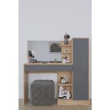 Aymobsan Orkide Makyaj Masası, 1 Çekmeceli, Dolaplı, Aynalı
