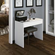 Bicabin Arya Novella Mode Çekmeceli Beyaz Makyaj Masası/dresuar/çalışma Masası Make Up Desk