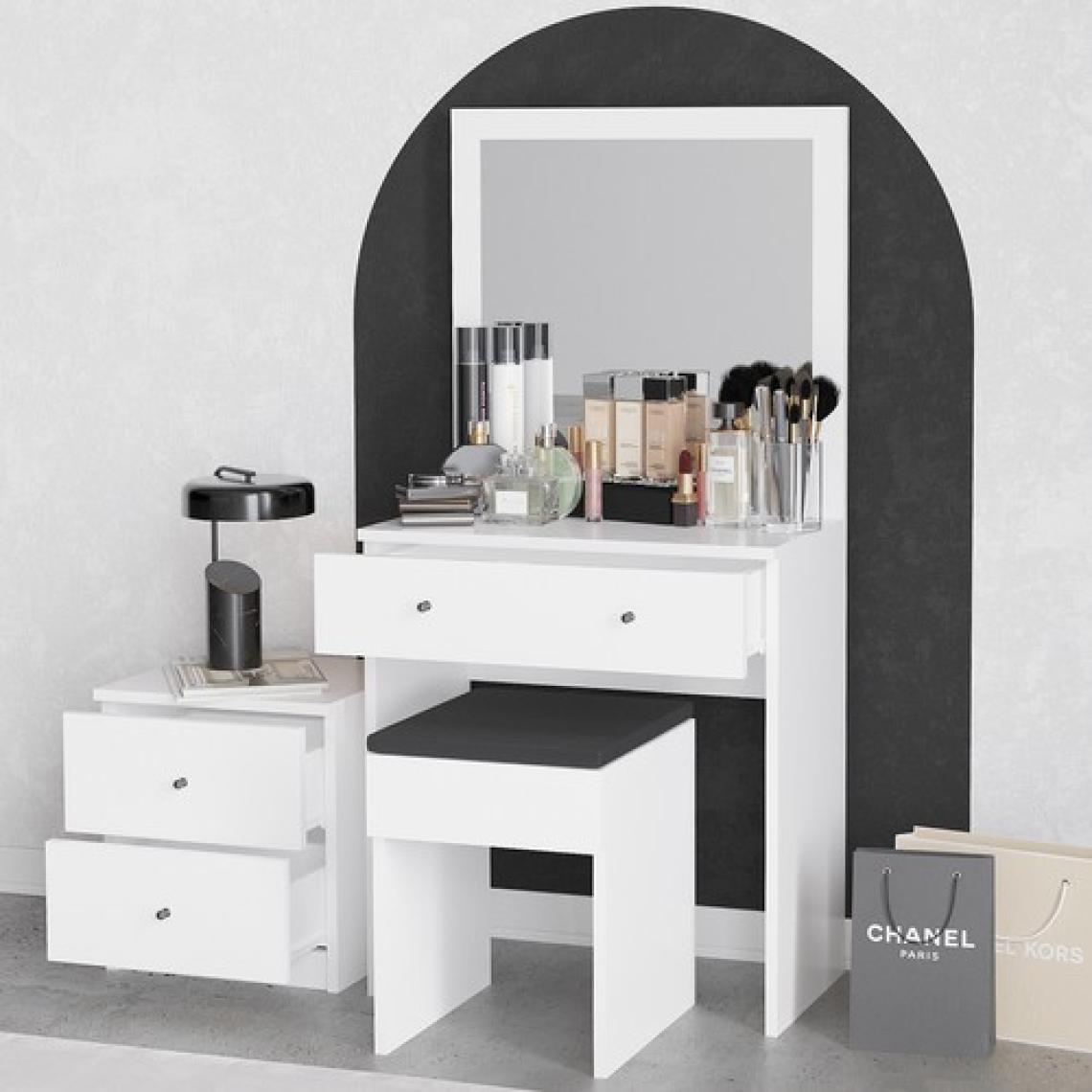 Decormet Nıce Makyaj Masası Beyaz