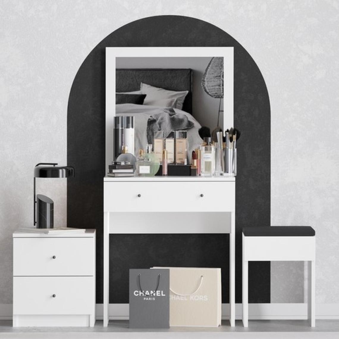 Decormet Nıce Makyaj Masası Beyaz