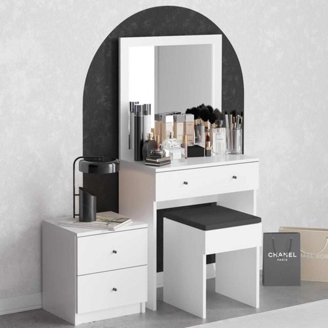 Decormet Nıce Makyaj Masası Beyaz