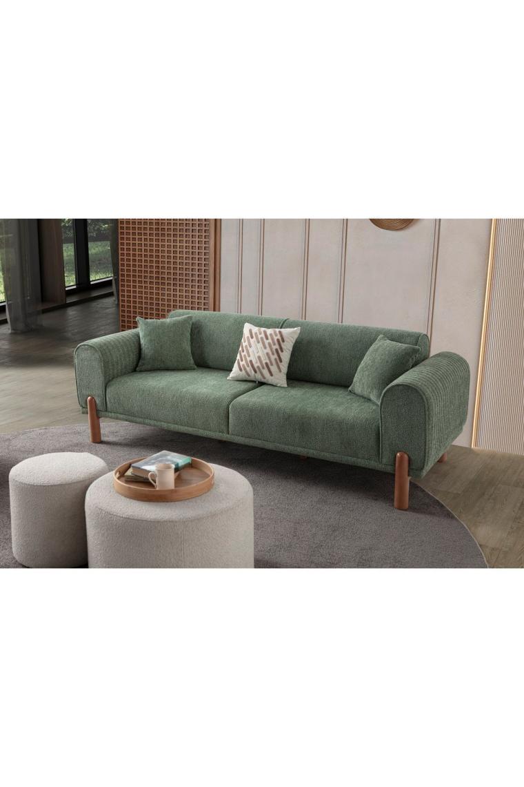 Edsy Home Armoni 3'lü Koltuk Takımı Yeşil
