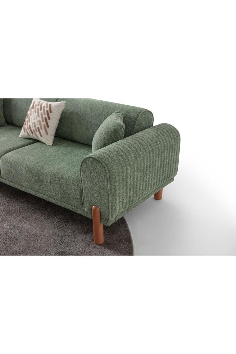 Edsy Home Armoni 3'lü Koltuk Takımı Yeşil