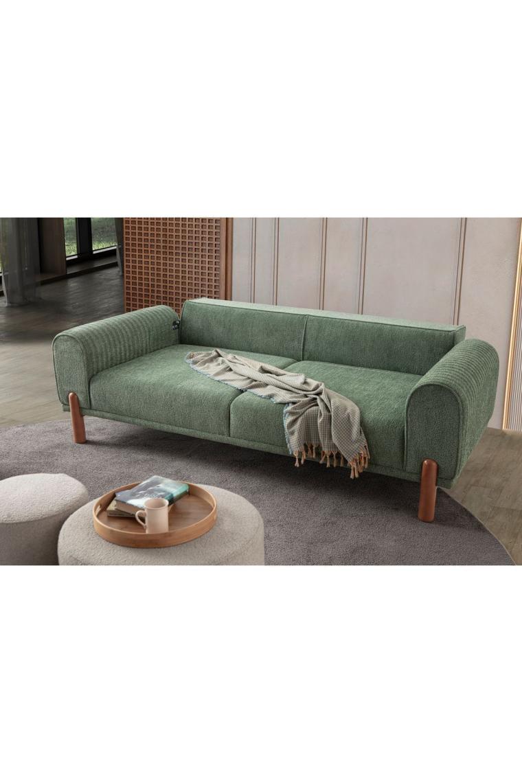 Edsy Home Armoni 3'lü Koltuk Takımı Yeşil