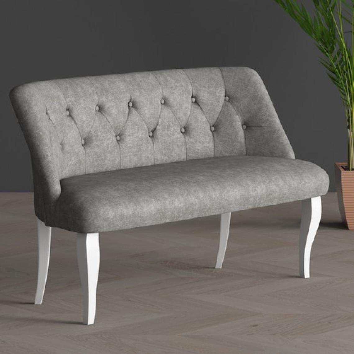 Gadahome Klasik Ikili Balkon Ofis ve Cafe Çay Koltuğu (Beyaz Ayaklı)