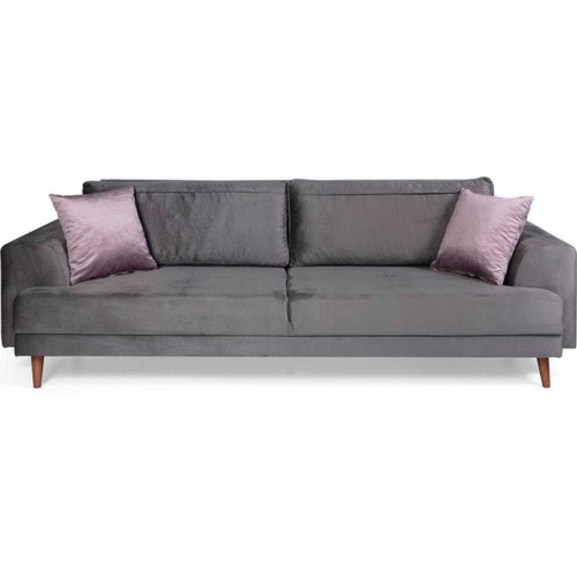 Perla Sofa Nobis Yataklı Koltuk Takımı Babyface Gri