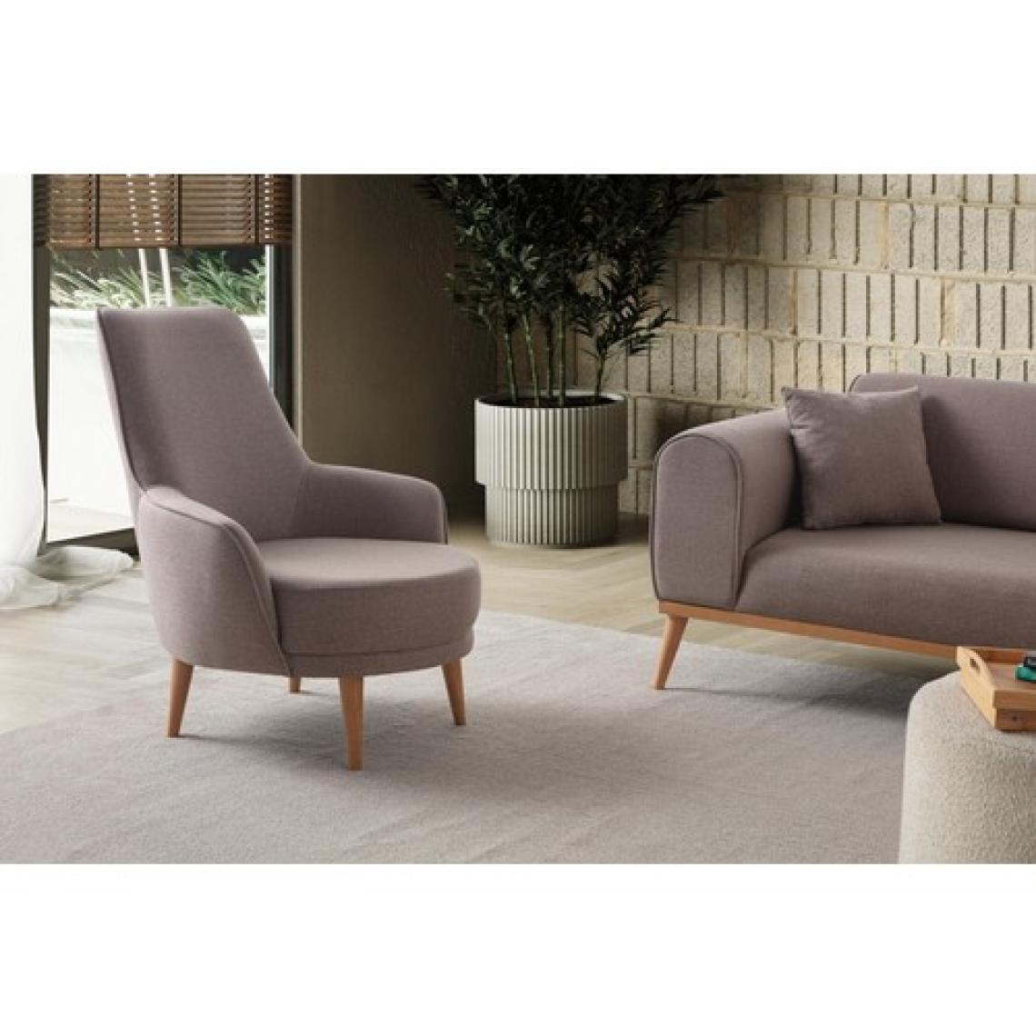 Edsy Home Rebull 3+3+1 Koltuk Takımı Kahverengi