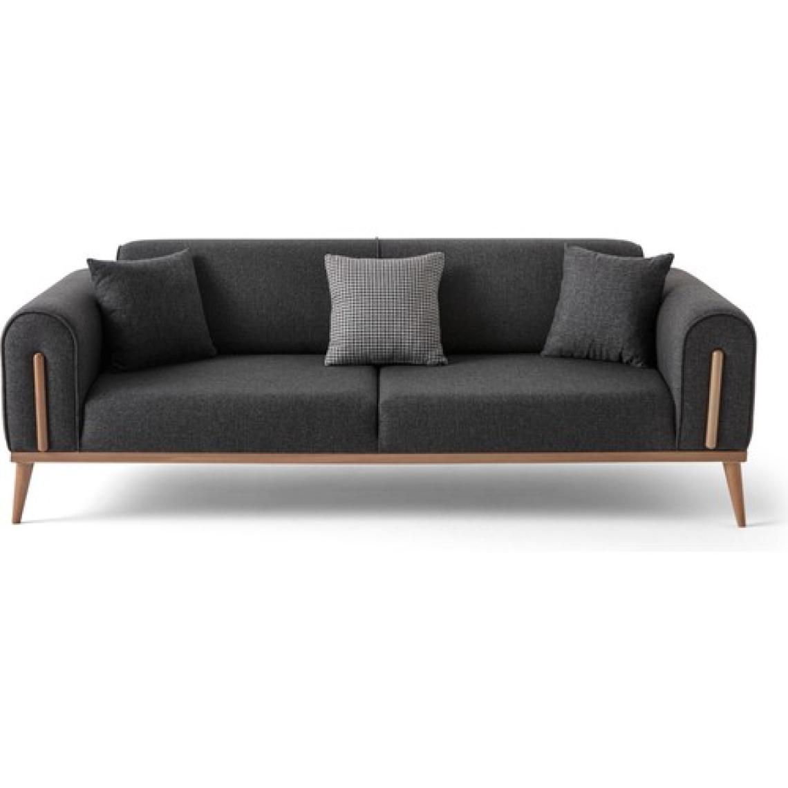 Edsy Home Riva 3+3+1+1 Koltuk Takımı Antrasit
