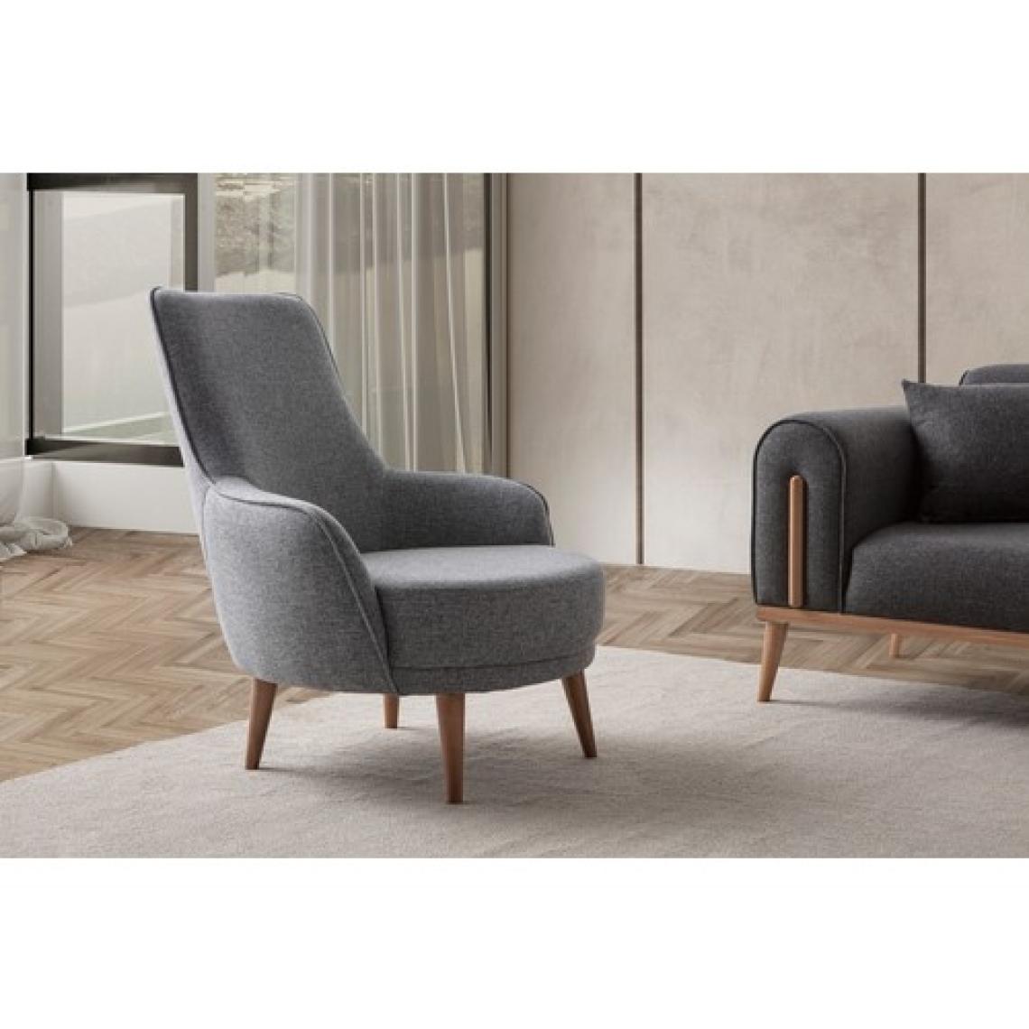 Edsy Home Riva 3+3+1+1 Koltuk Takımı Antrasit