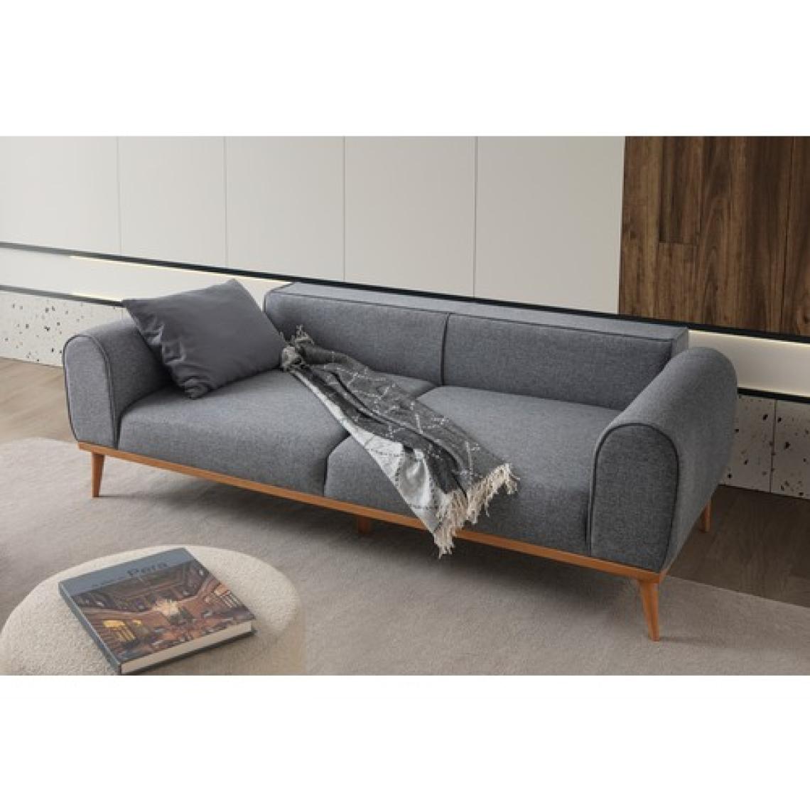 Edsy Home Rebull 3+3+1+1 Koltuk Takımı Gri Renk
