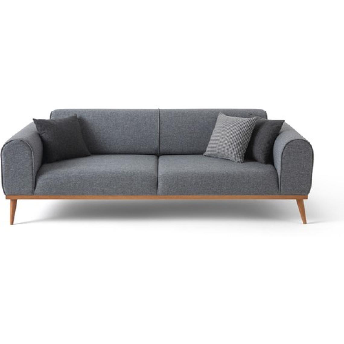Edsy Home Rebull 3+3+1+1 Koltuk Takımı Gri Renk