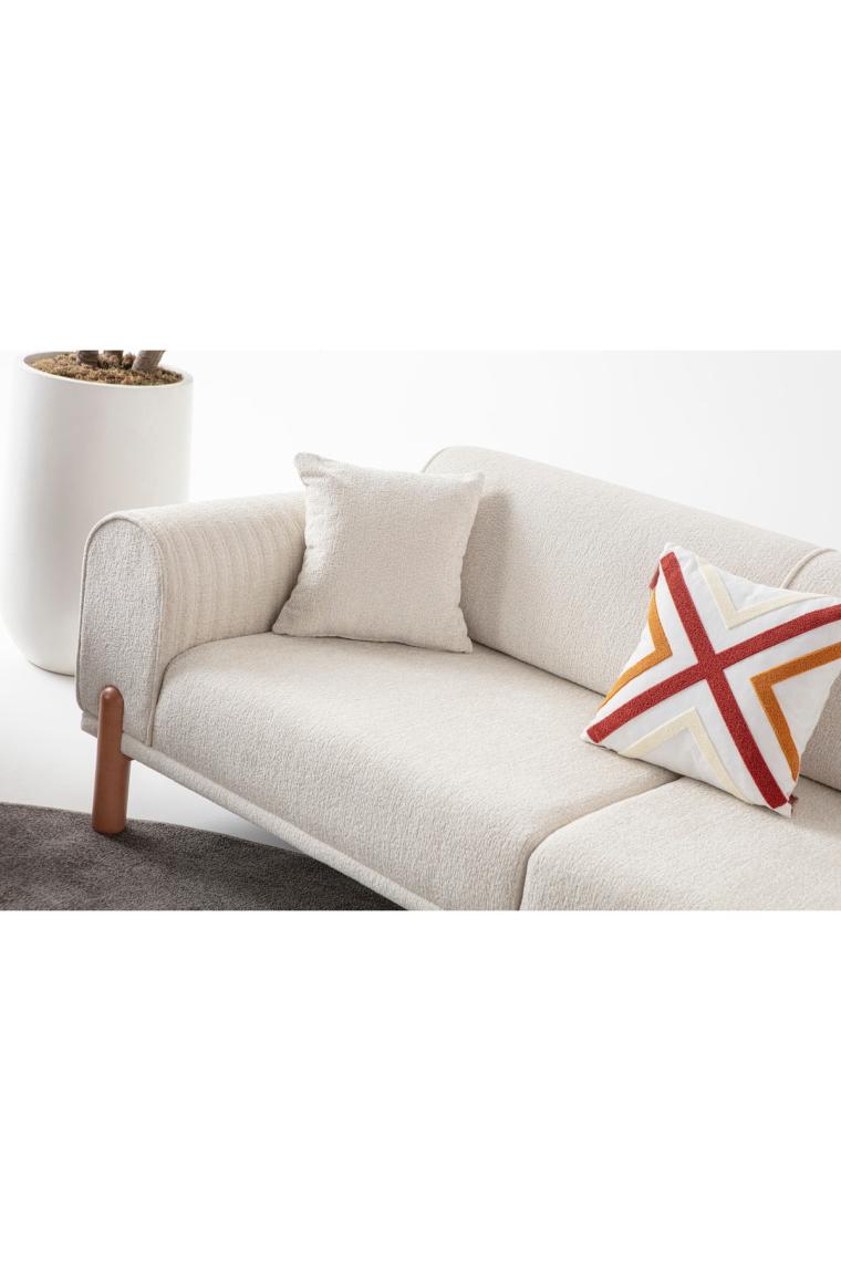Edsy Home Armoni 3+3+1+1 Koltuk Takımı  Krem