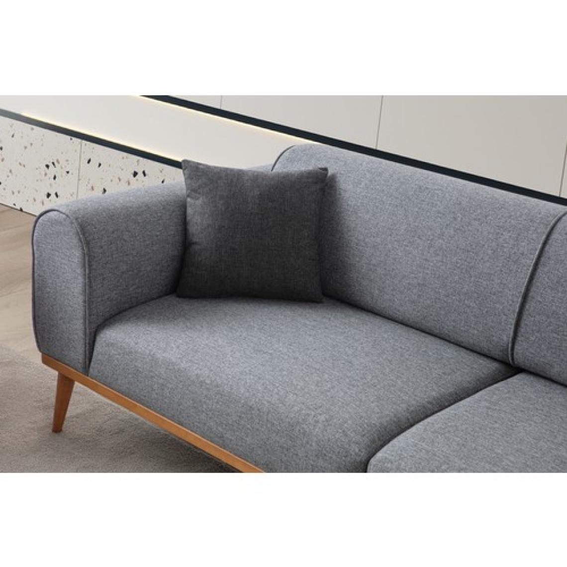 Edsy Home Rebull 3+1 Koltuk Takımı Gri