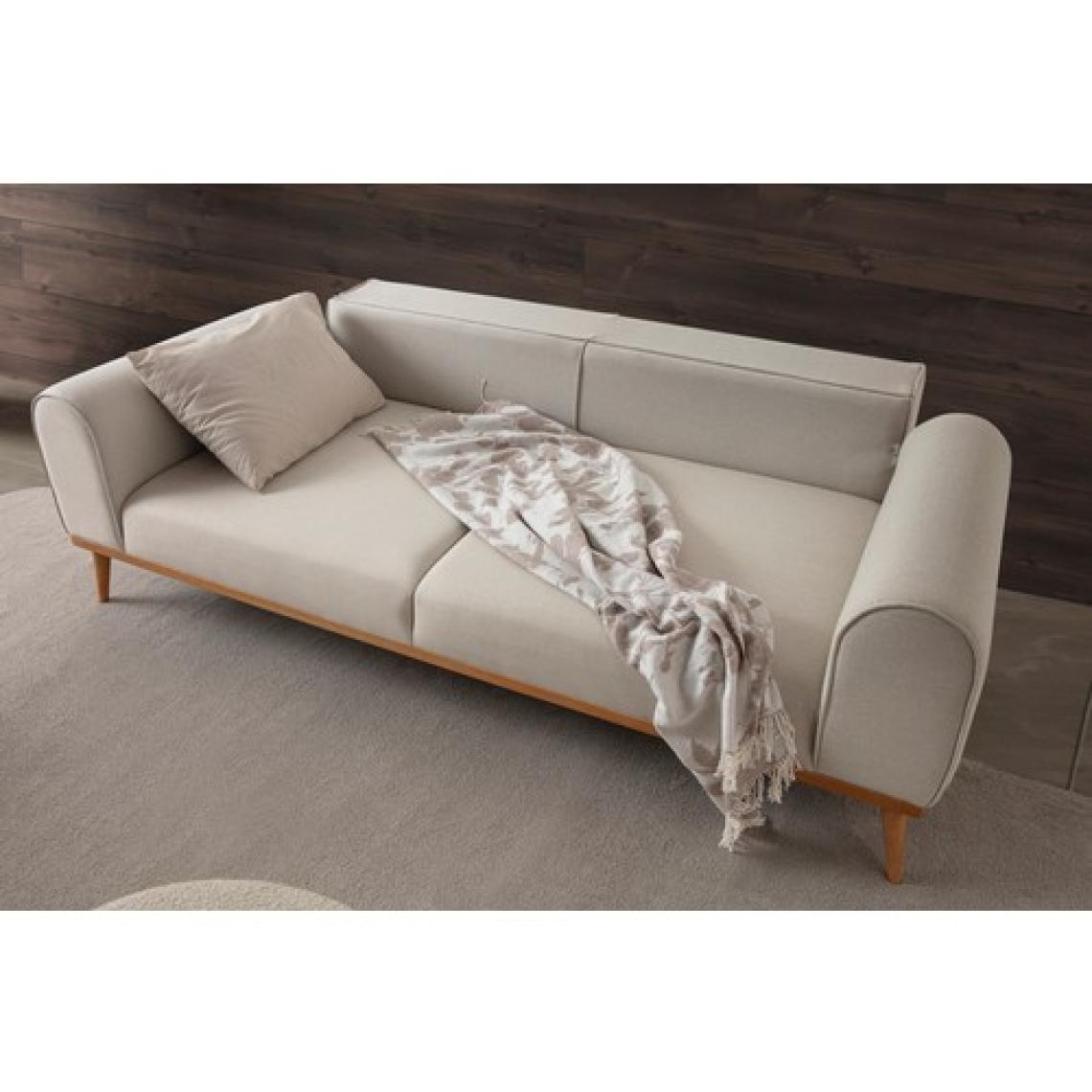 Edsy Home Rebul 3+3+1+1 Koltuk Takımı Krem Renk