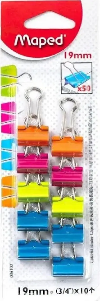 Maped Kıskaç Renkli 10 Lu 036102