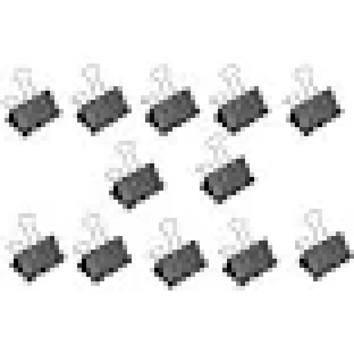 Linea Binder Clips 19 mm 12'li
