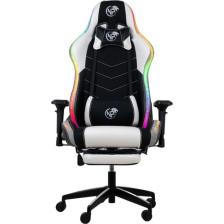 Npo GC3001BW Masaj Yastıklı, Rgb LED Işıklı, 4d Kolçaklı, Ayak Destekli Profesyonel Oyuncu Koltuğu