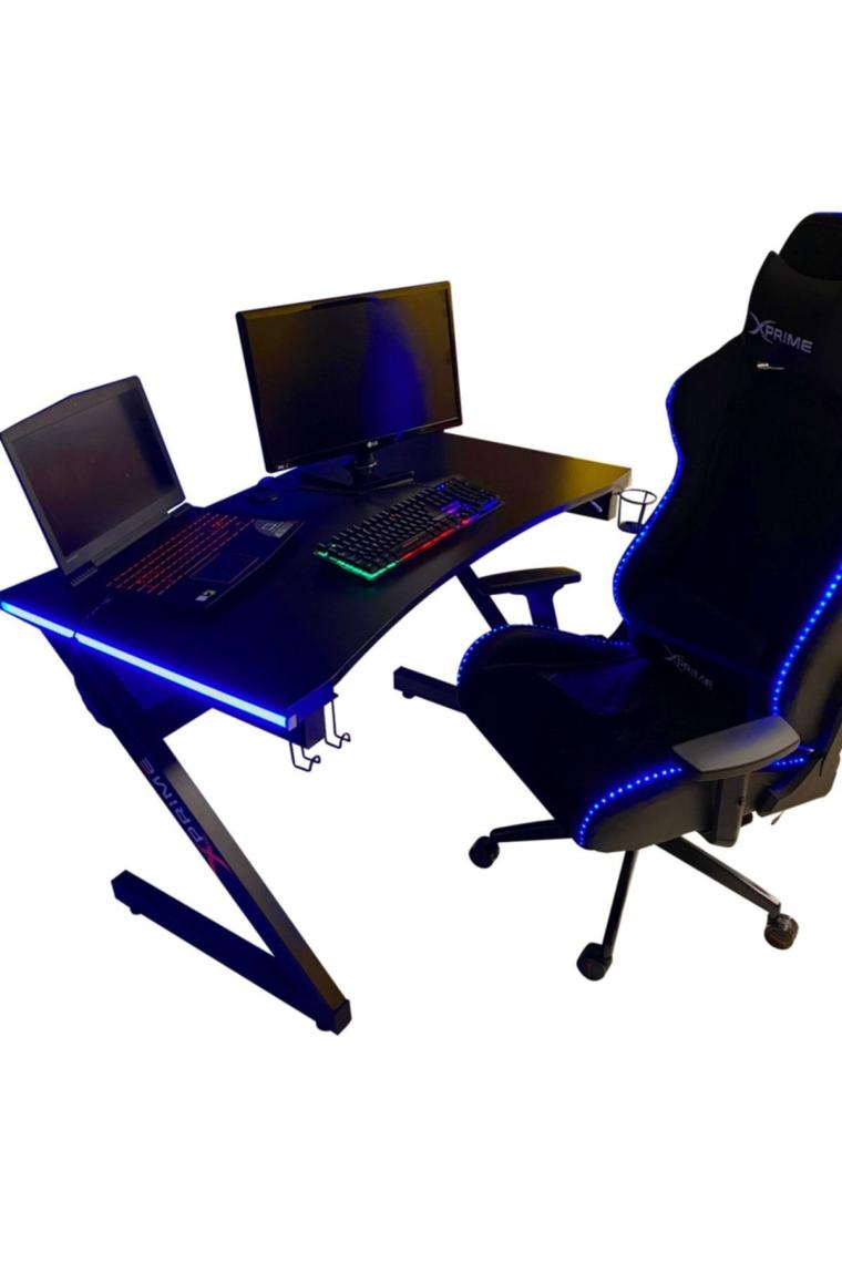 Markus Rgb Ledli Oyuncu Masası 160 Cm
