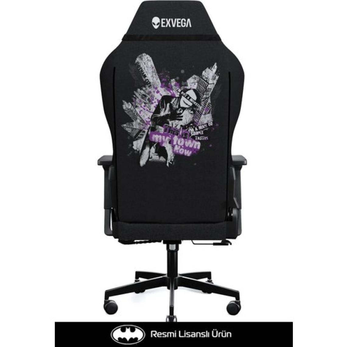 Exvega Andromeda 2025 Joker Killer Smile Masajlı Oyuncu Koltuğu Dokuma Kumaş