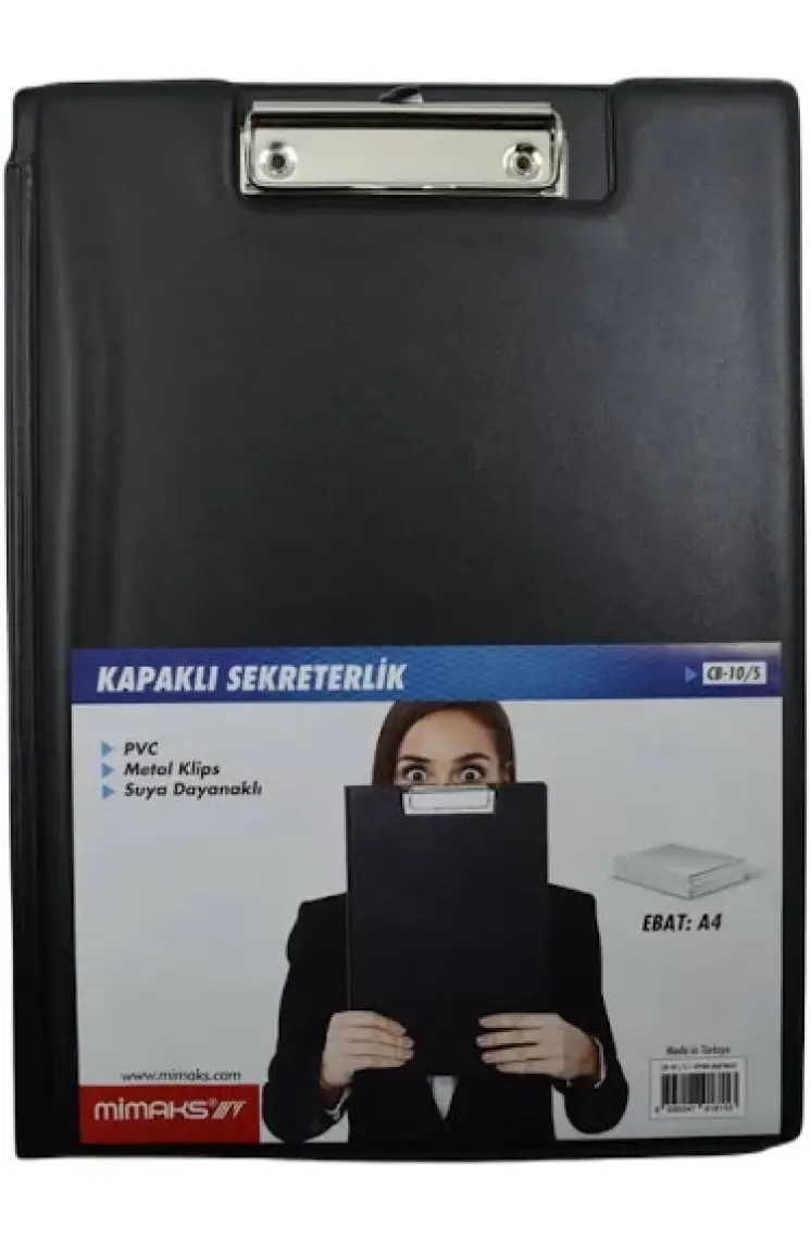 Mimaks A4 Kapaklı Sekreterlik Siyah Cb-10/s