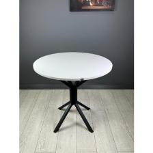 Hey Modüler Mobilya Saray Yuvarlak Mutfak Masası Yemek Masa Balkon Masa Fiskos Masa Metal Siyah Ayak 80 cm