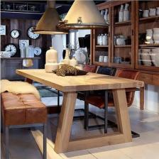 Enjoy Life Ahşap Yemek Masası / Ağaç Toplantı Masası - Çalışma Masası