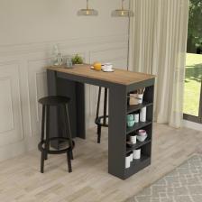 Bimossa L1030 Falez Bar Masası Antrasit-Sepet