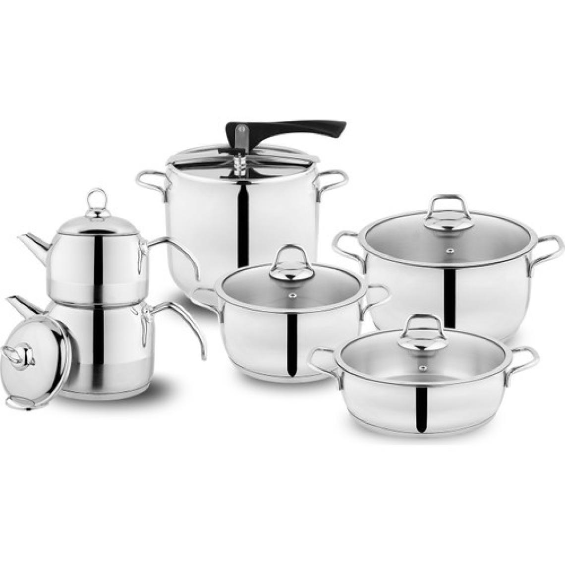Schafer Lenard Çelik Çeyiz Seti-14 Prç.-Inox