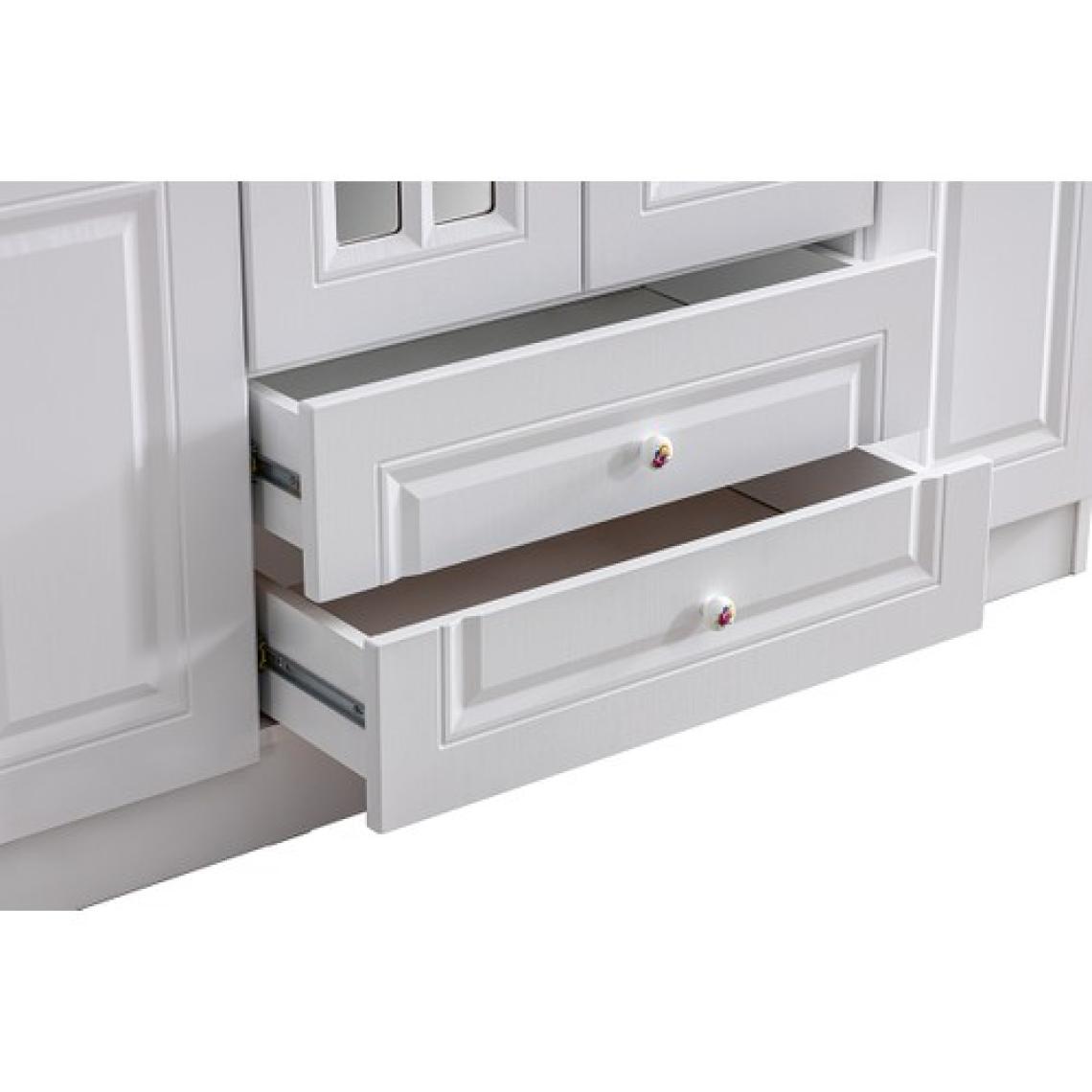 Setay Mdf Yüzey Gardırop, Country West 4 Kapaklı Dolap