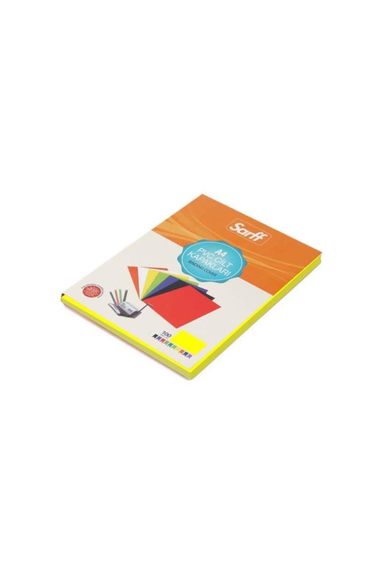 Sarff A4 Pvc Opak Cilt Kapağı(Sarı) 15201017