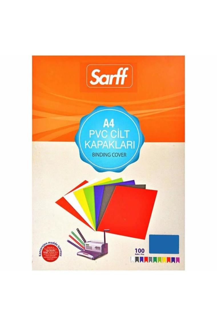 Sarff  Opak Cilt Kapağı A4 160 Mic Mavi